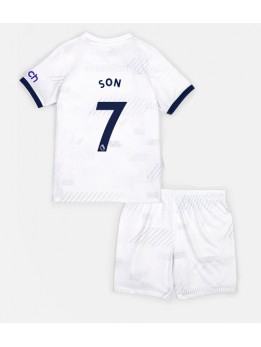 Tottenham Hotspur Son Heung-min #7 Dječji Domaci Dres kompleti 2023-24 Kratak Rukavima (+ kratke hlače)